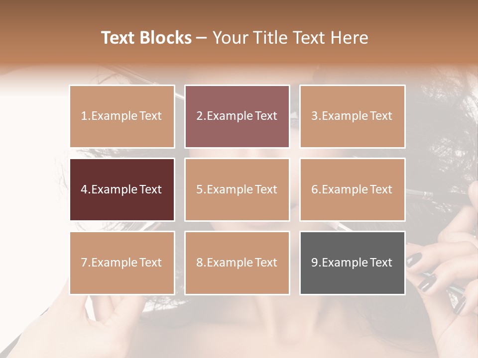 Brushes Pretty Isolated On White PowerPoint Template