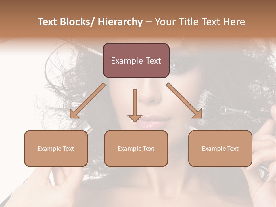 Brushes Pretty Isolated On White PowerPoint Template