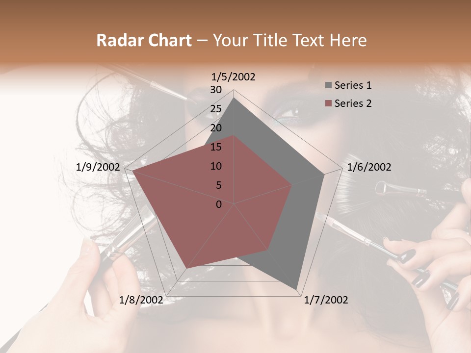 Brushes Pretty Isolated On White PowerPoint Template