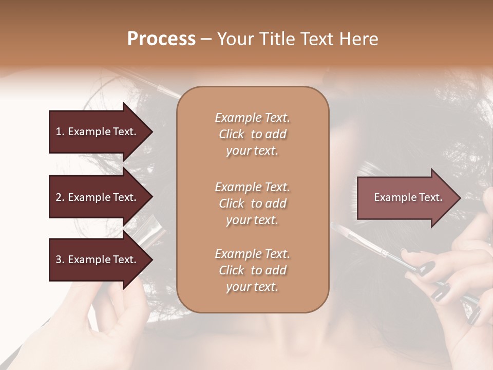 Brushes Pretty Isolated On White PowerPoint Template