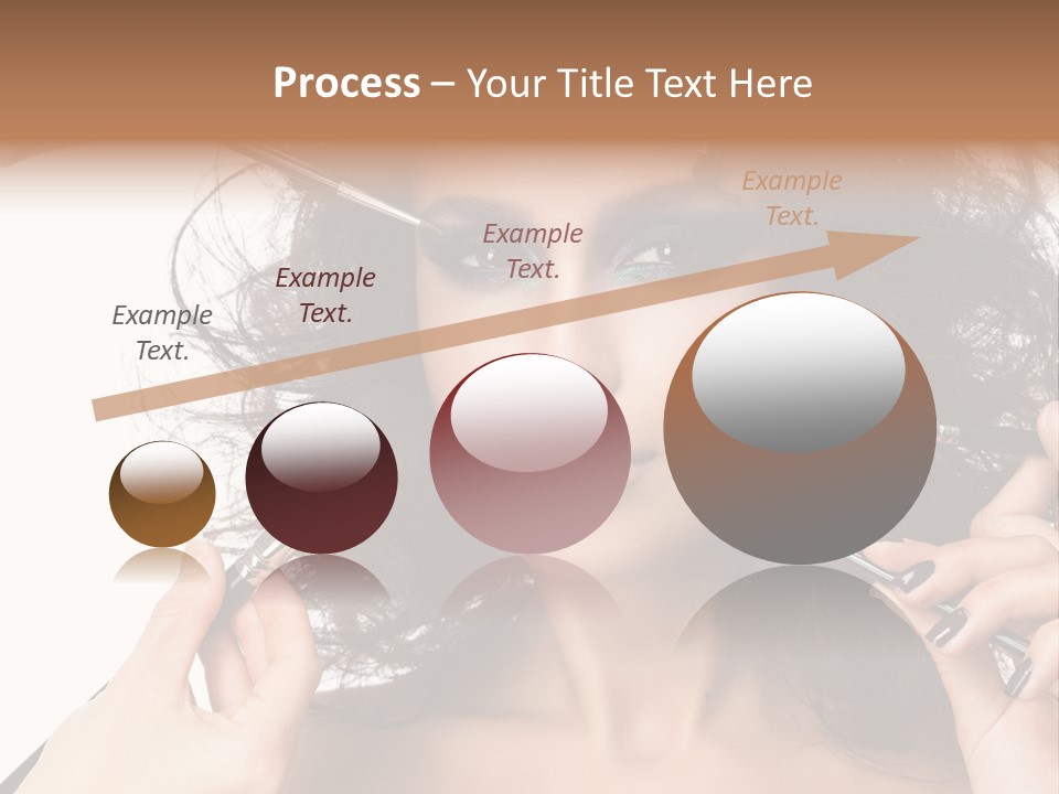 Brushes Pretty Isolated On White PowerPoint Template