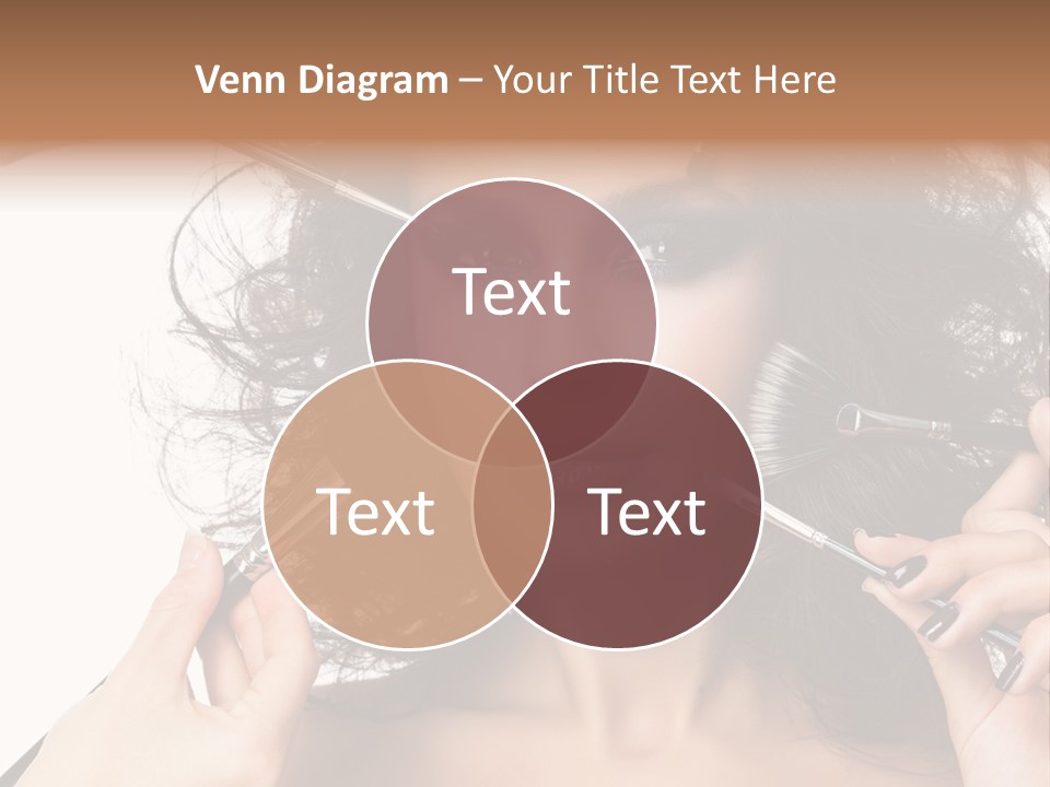 Brushes Pretty Isolated On White PowerPoint Template