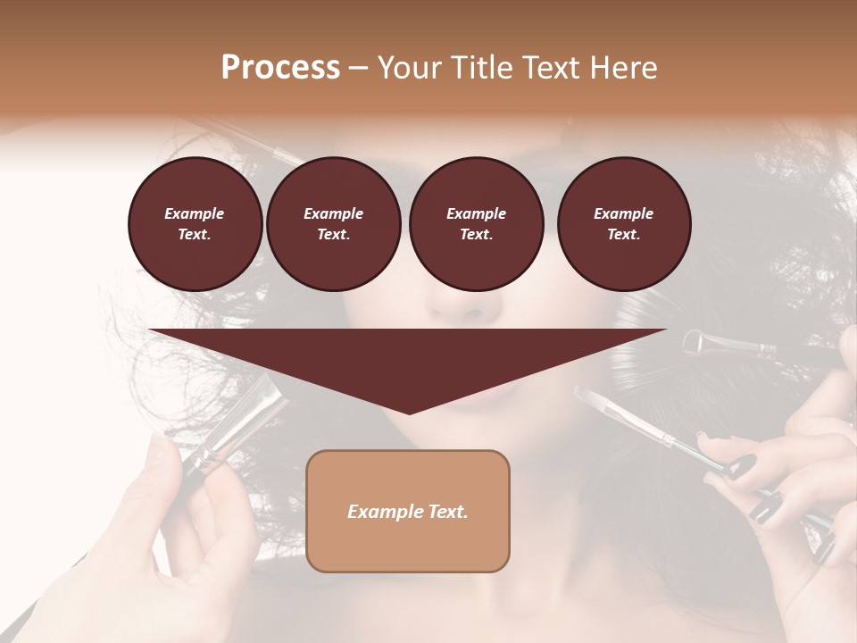 Brushes Pretty Isolated On White PowerPoint Template