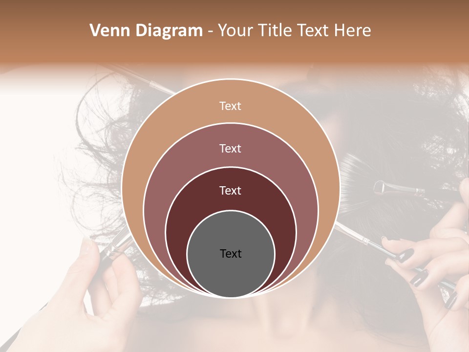 Brushes Pretty Isolated On White PowerPoint Template