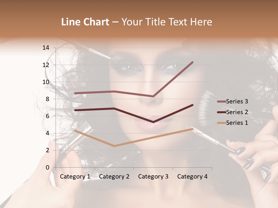 Brushes Pretty Isolated On White PowerPoint Template