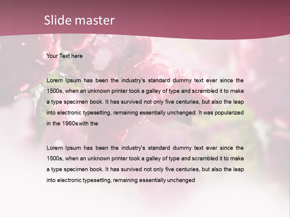 Team Room Happy PowerPoint Template