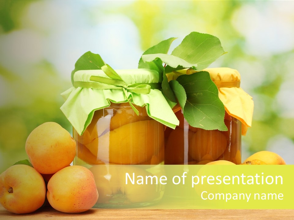 Sky Sweet Diet PowerPoint Template