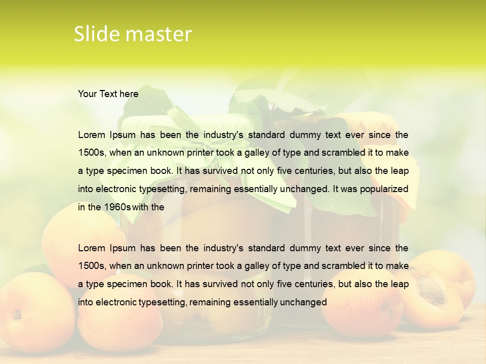 Sky Sweet Diet PowerPoint Template