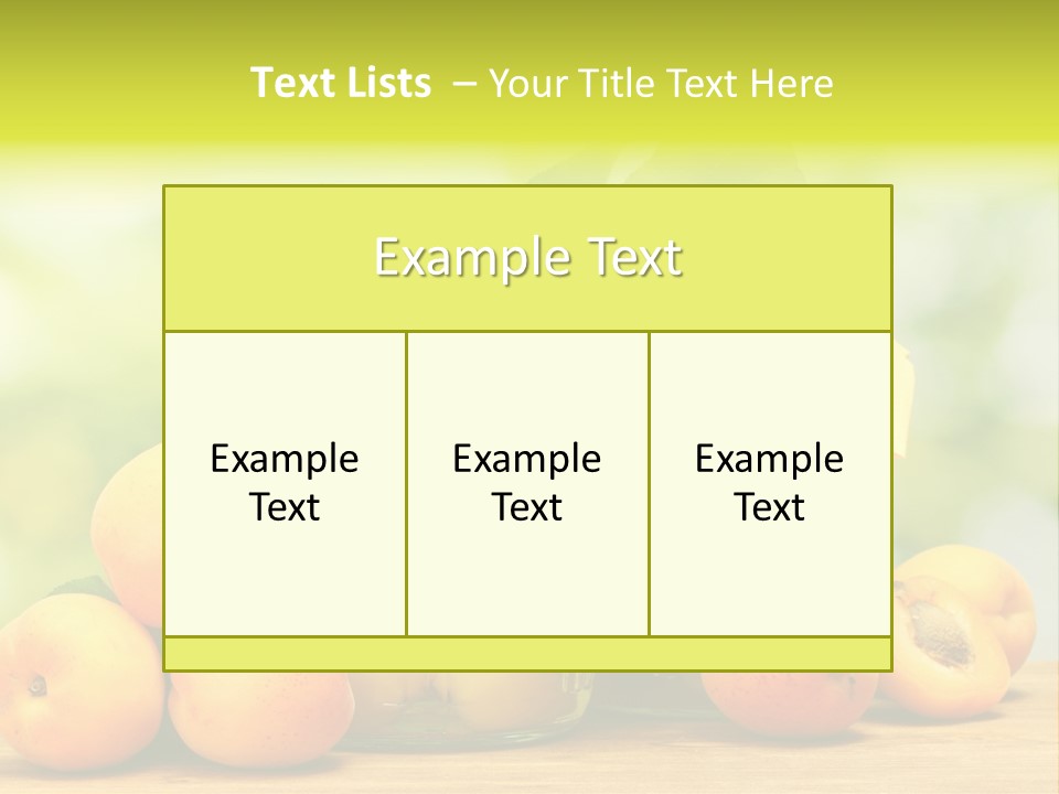 Sky Sweet Diet PowerPoint Template