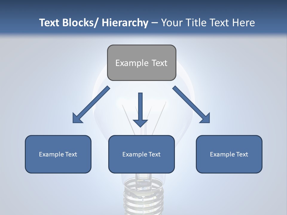 Symbol Lightbulb Creativity PowerPoint Template