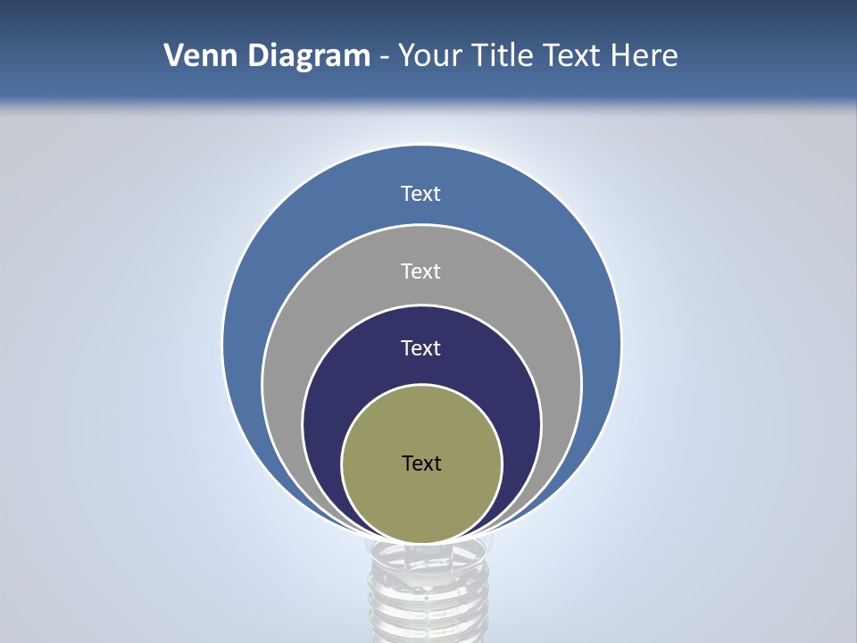 Symbol Lightbulb Creativity PowerPoint Template