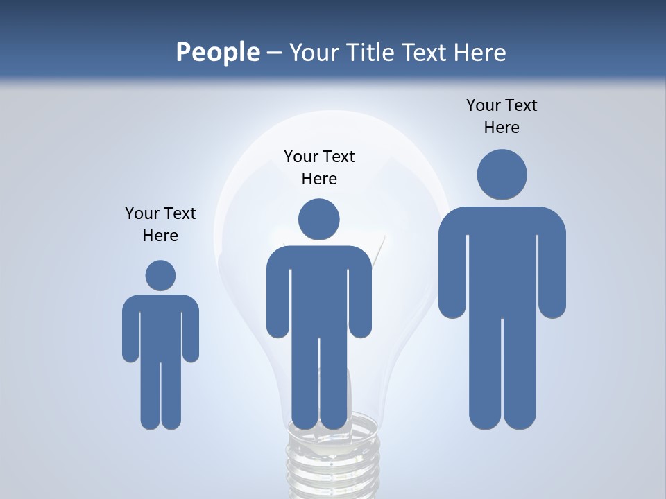 Symbol Lightbulb Creativity PowerPoint Template