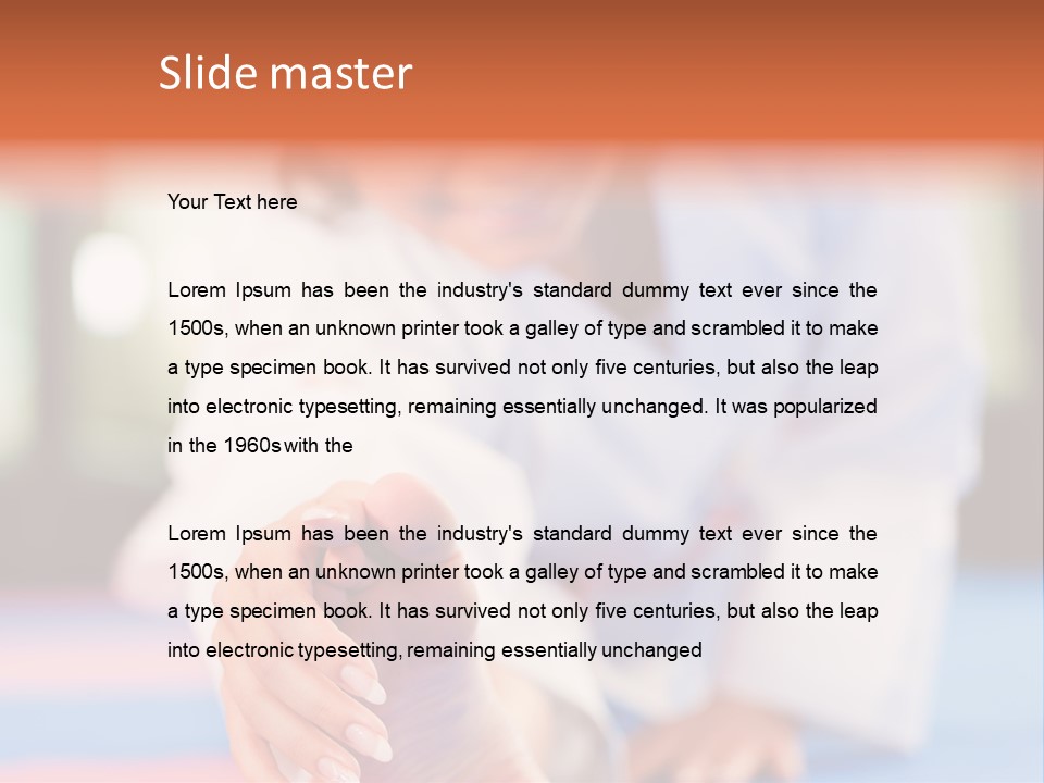 Toughness Exercise Club PowerPoint Template