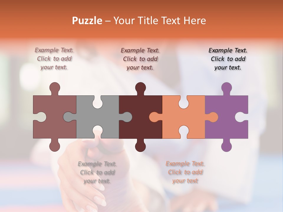 Toughness Exercise Club PowerPoint Template