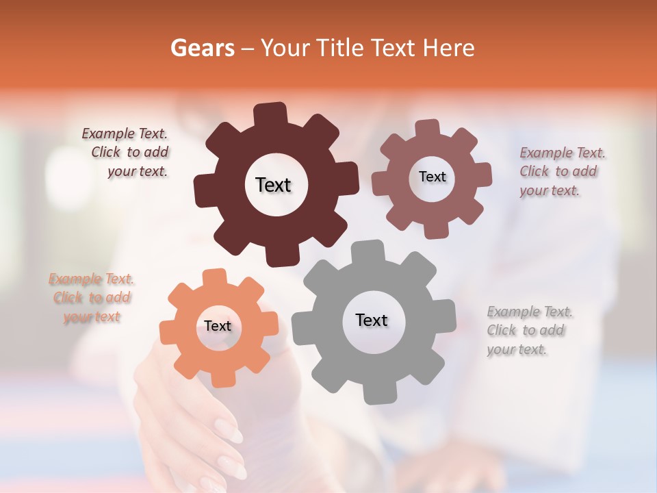 Toughness Exercise Club PowerPoint Template