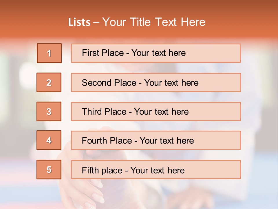Toughness Exercise Club PowerPoint Template