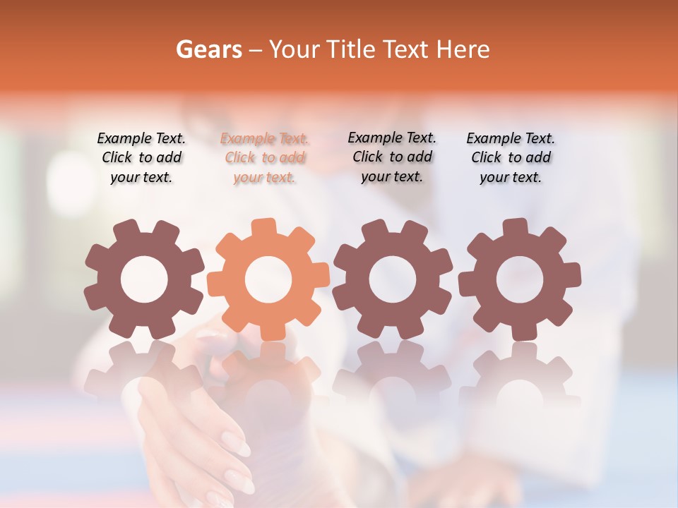 Toughness Exercise Club PowerPoint Template