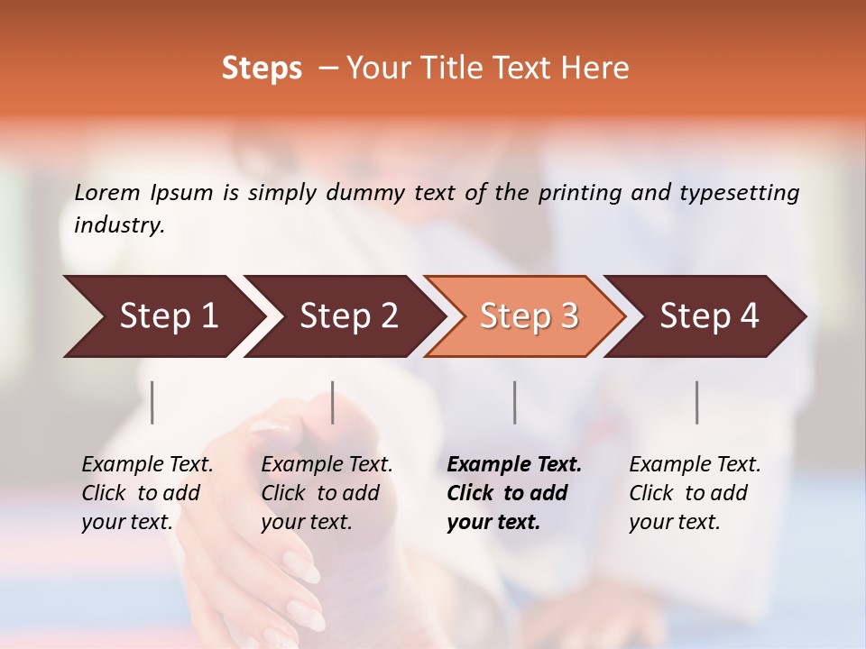 Toughness Exercise Club PowerPoint Template
