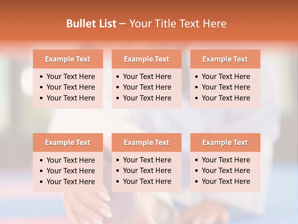 Toughness Exercise Club PowerPoint Template