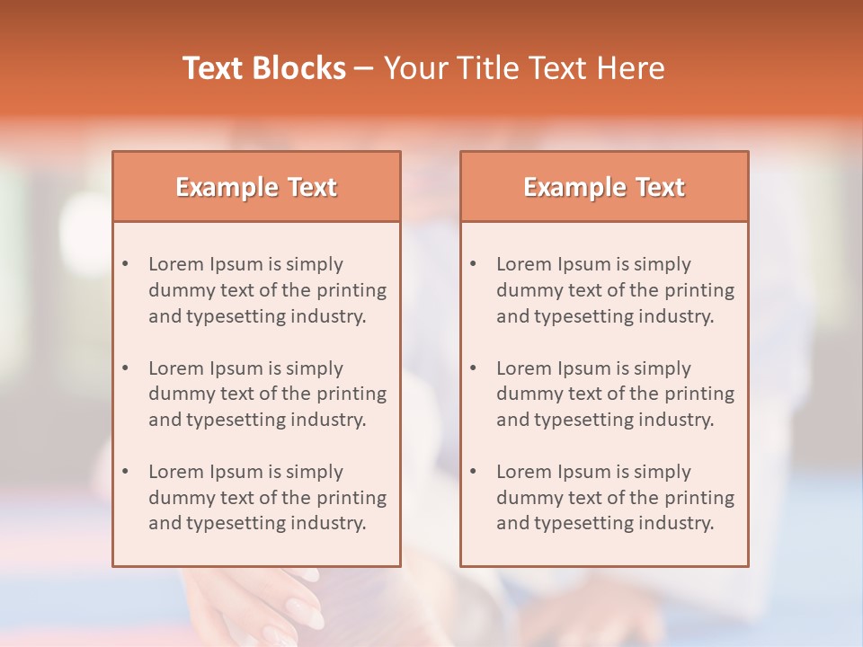 Toughness Exercise Club PowerPoint Template