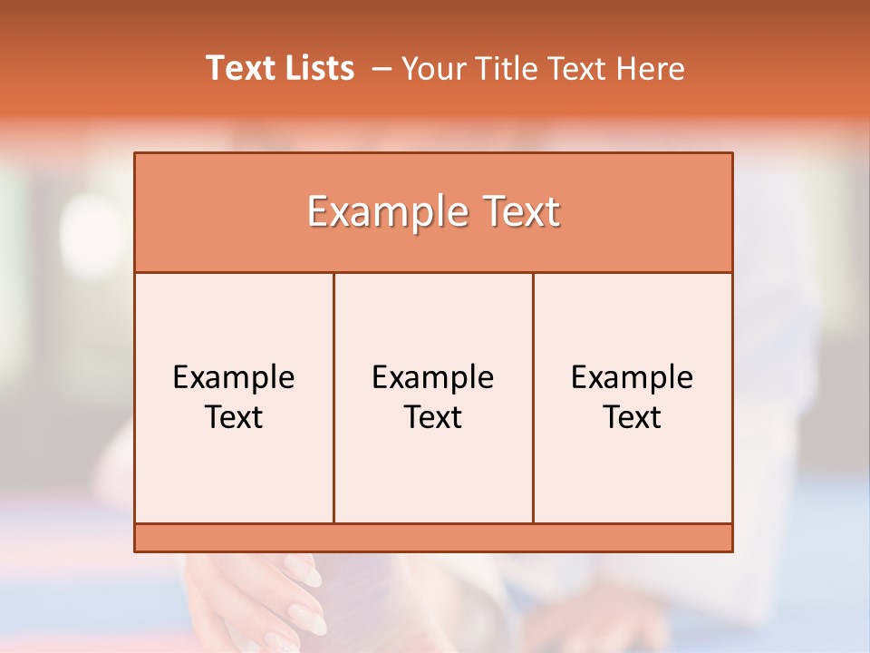Toughness Exercise Club PowerPoint Template