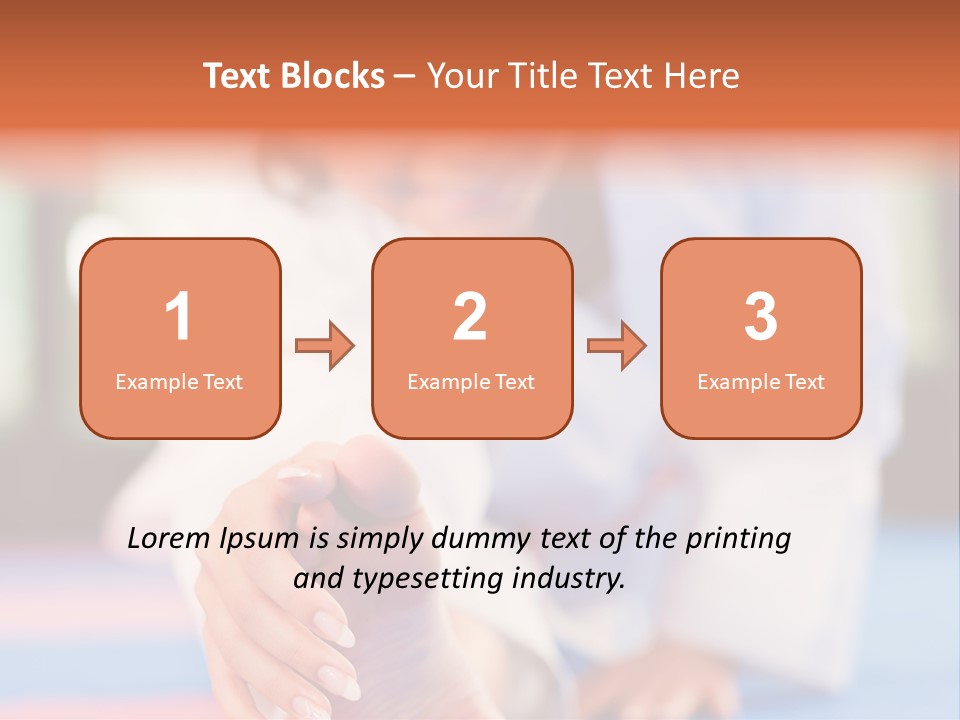 Toughness Exercise Club PowerPoint Template