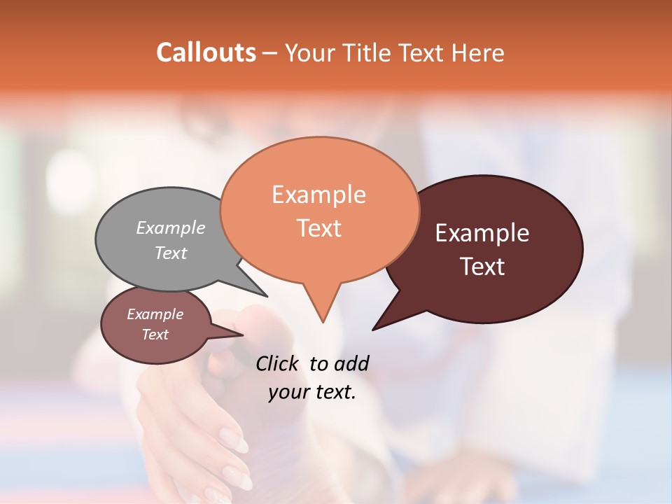 Toughness Exercise Club PowerPoint Template