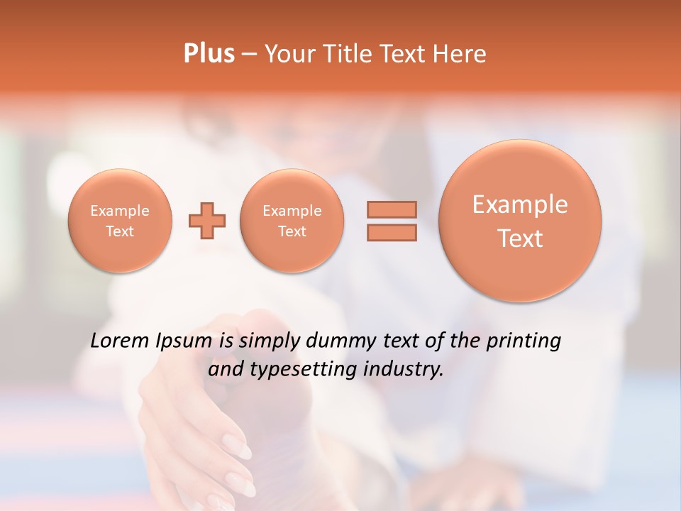 Toughness Exercise Club PowerPoint Template