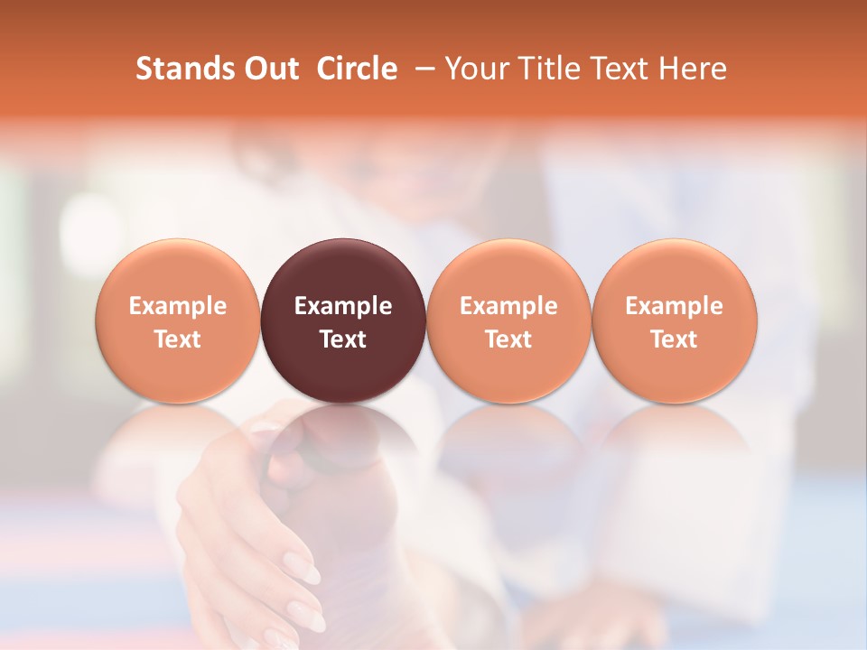 Toughness Exercise Club PowerPoint Template