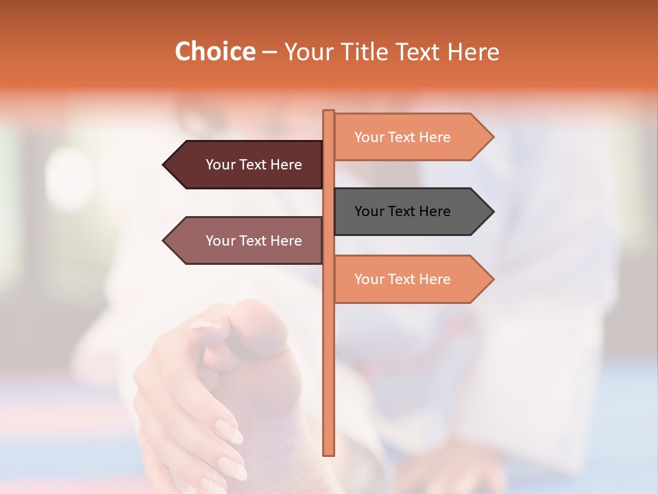 Toughness Exercise Club PowerPoint Template