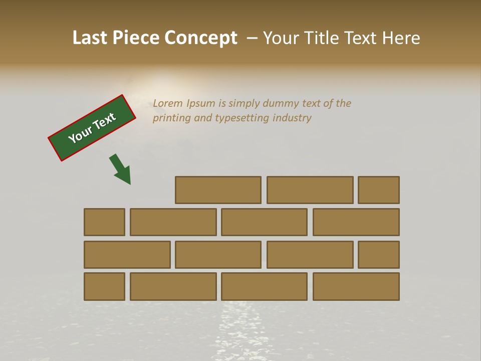 Scene Blue Freeway PowerPoint Template