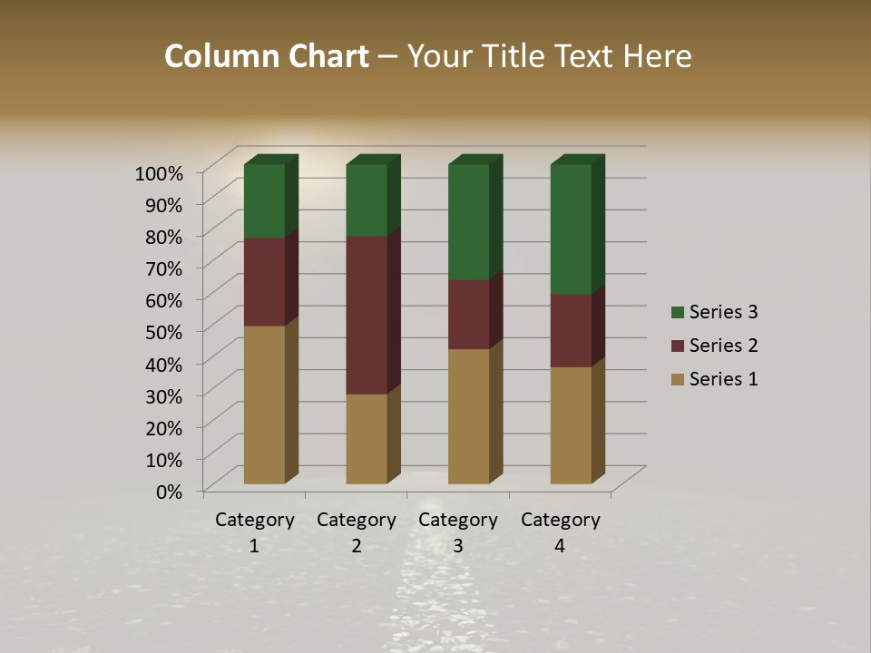 Scene Blue Freeway PowerPoint Template