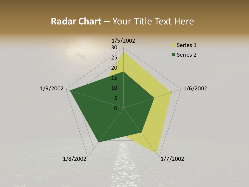 Scene Blue Freeway PowerPoint Template