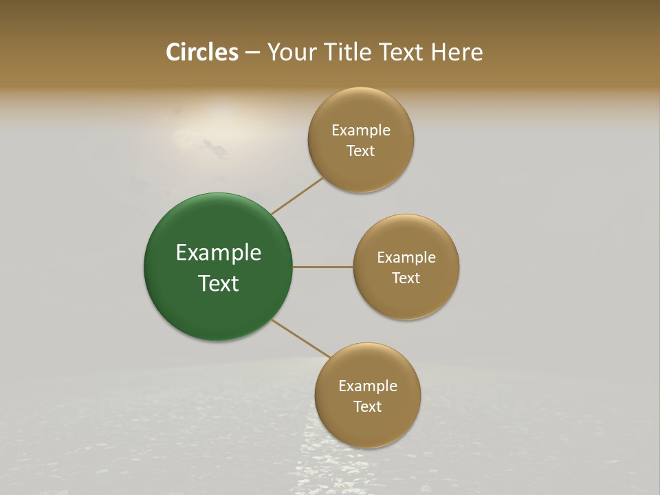 Scene Blue Freeway PowerPoint Template