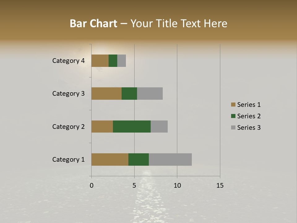 Scene Blue Freeway PowerPoint Template