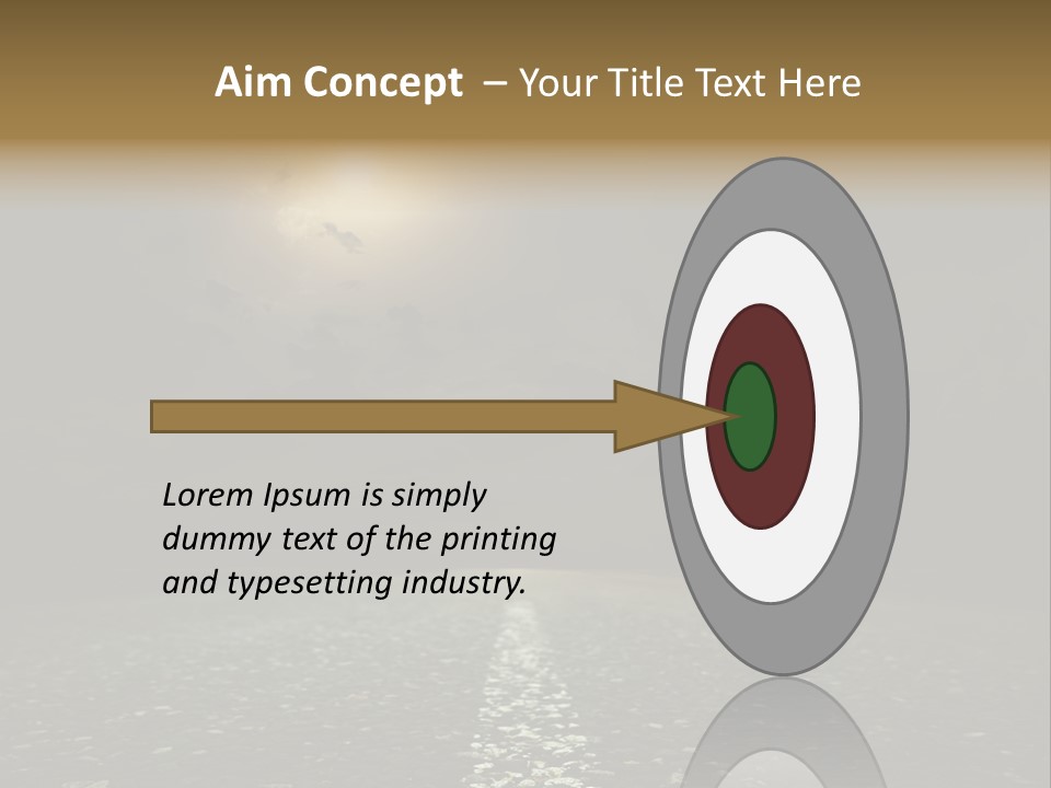 Scene Blue Freeway PowerPoint Template