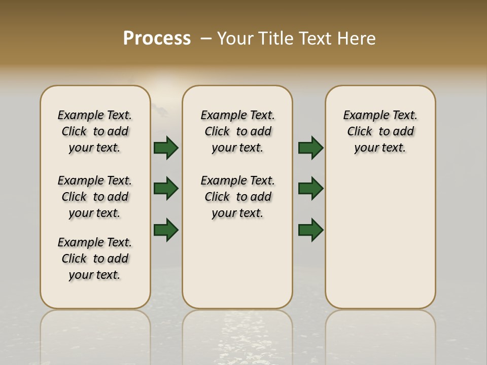 Scene Blue Freeway PowerPoint Template