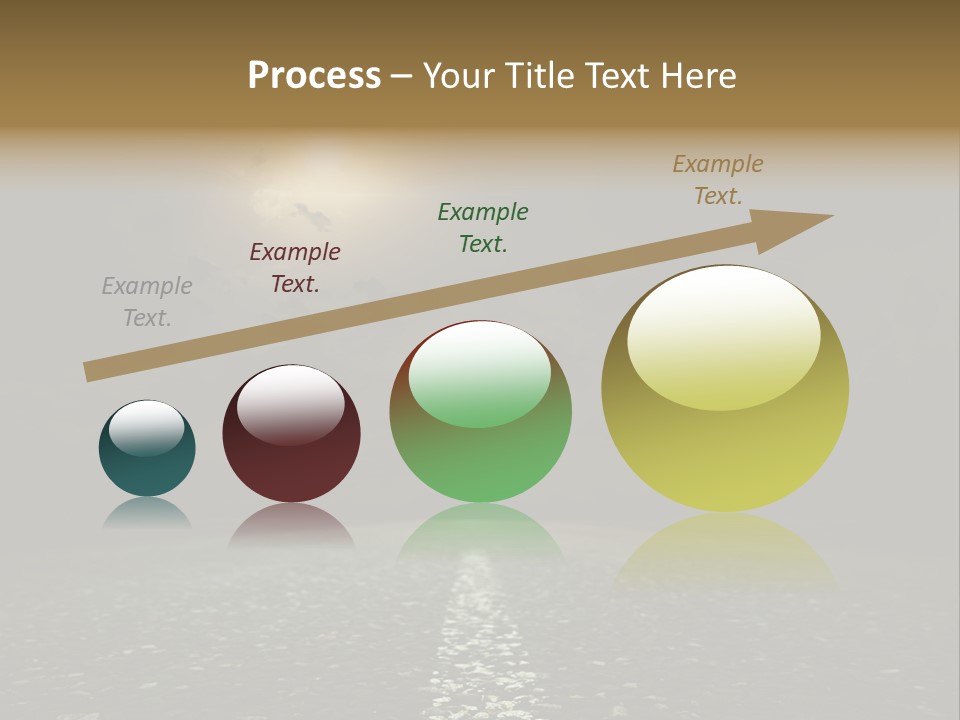 Scene Blue Freeway PowerPoint Template