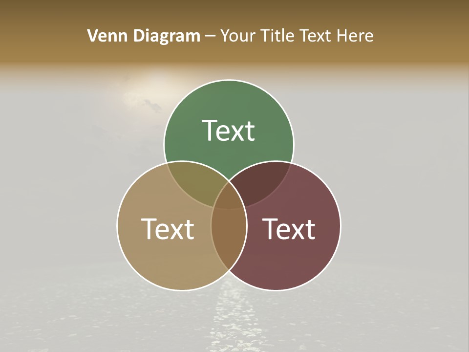 Scene Blue Freeway PowerPoint Template