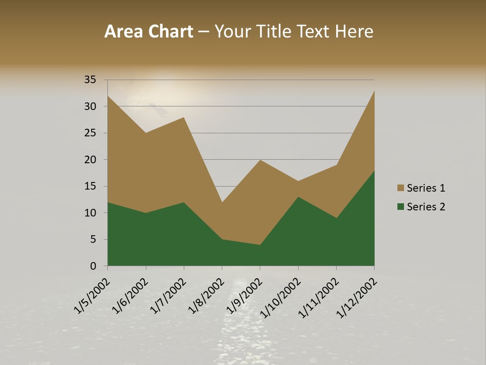 Scene Blue Freeway PowerPoint Template