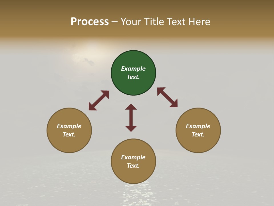 Scene Blue Freeway PowerPoint Template