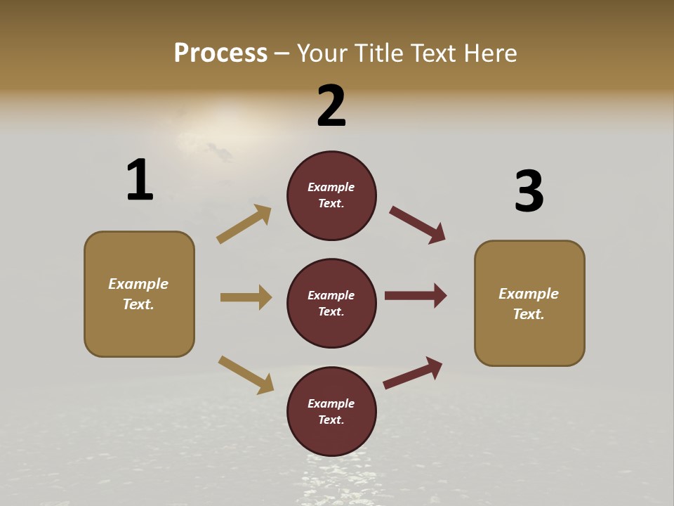 Scene Blue Freeway PowerPoint Template