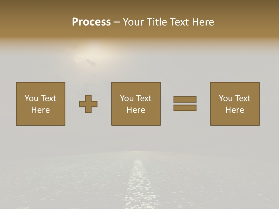Scene Blue Freeway PowerPoint Template