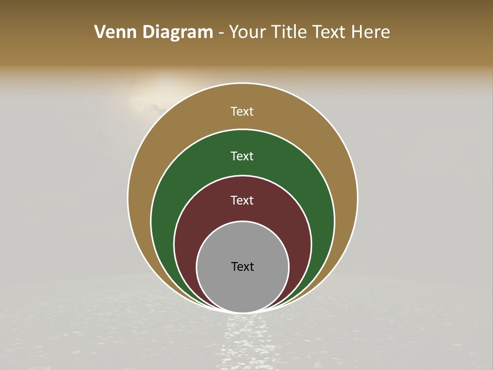 Scene Blue Freeway PowerPoint Template
