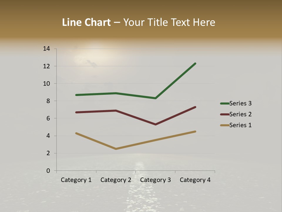Scene Blue Freeway PowerPoint Template