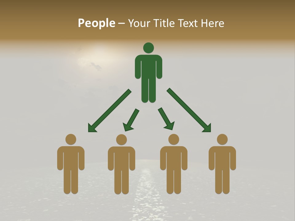 Scene Blue Freeway PowerPoint Template