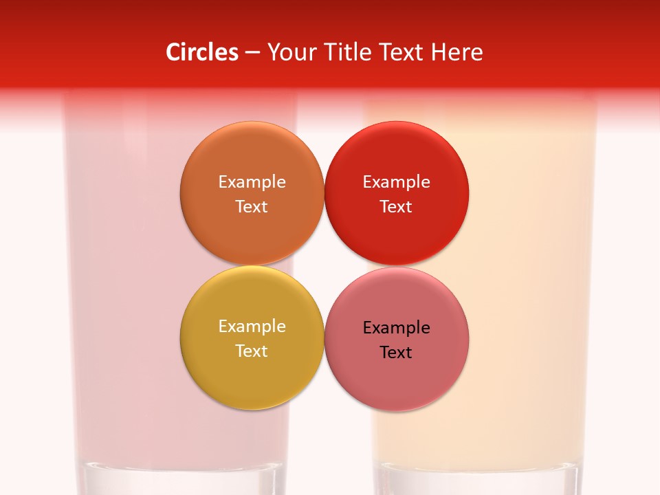 Red Lifestyle Garnish PowerPoint Template