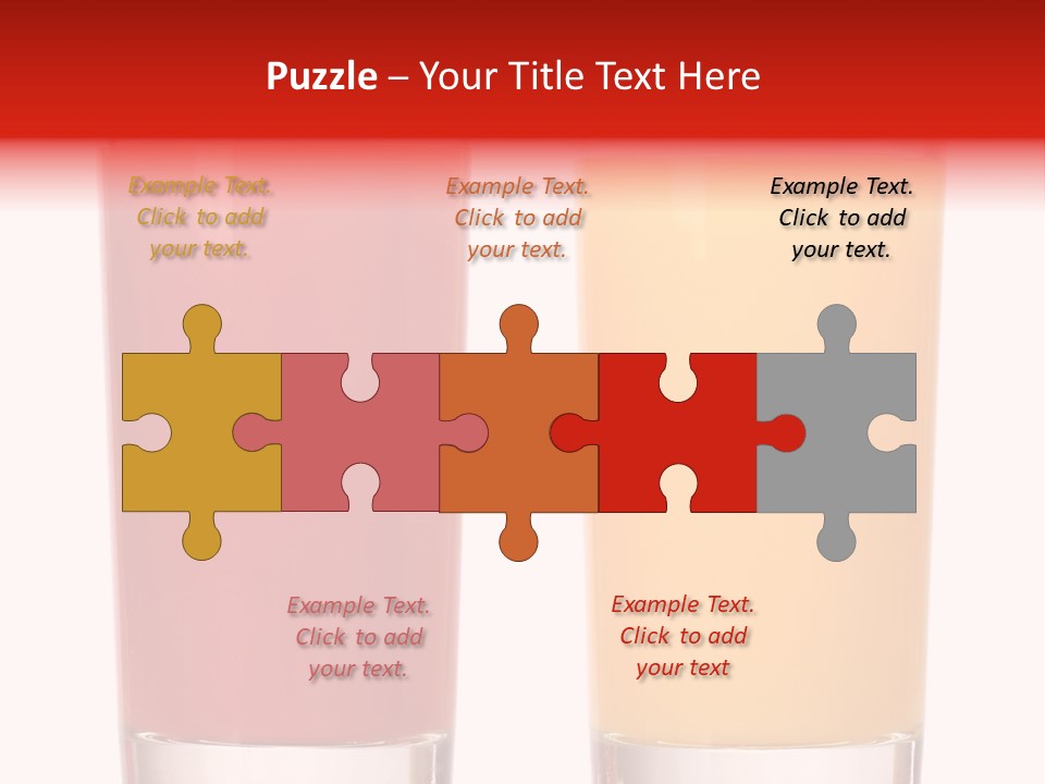 Red Lifestyle Garnish PowerPoint Template