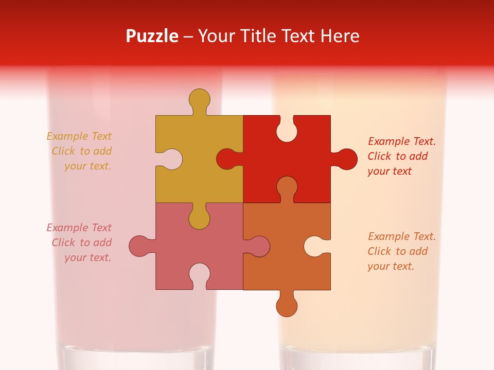 Red Lifestyle Garnish PowerPoint Template