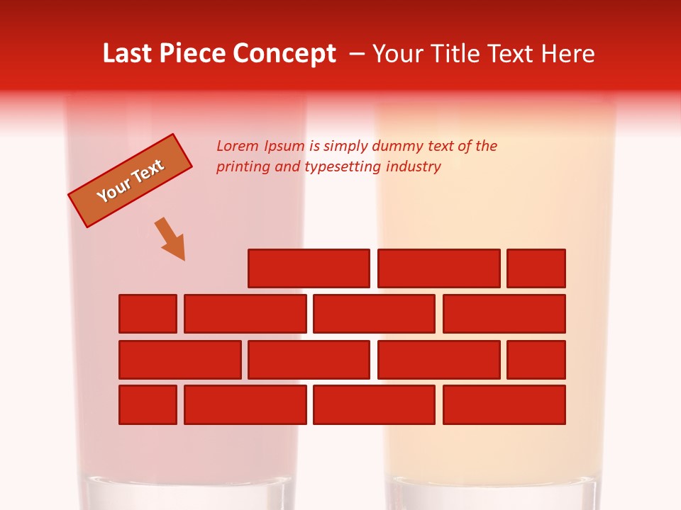 Red Lifestyle Garnish PowerPoint Template